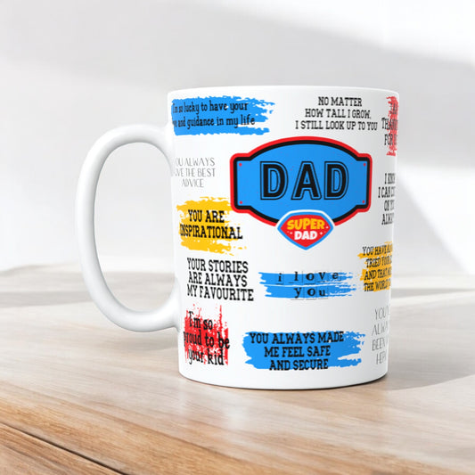 SUPER DAD MUG