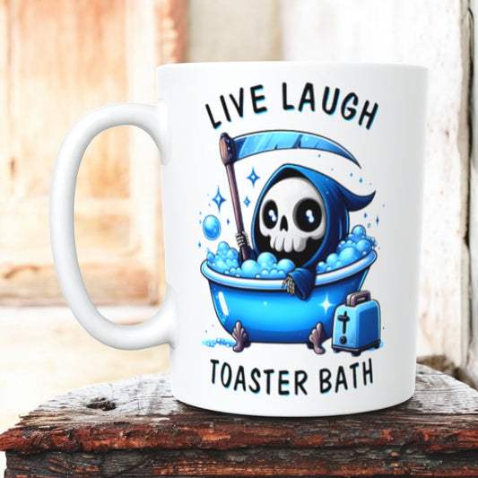 LIVE LAUGH TOASTER BATH MUG